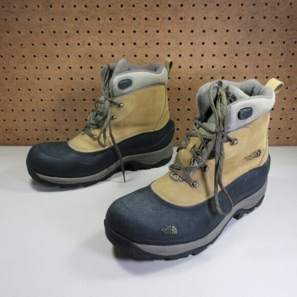 The North Face mens tan black gray ChillKat WP 200g winter boots 12 M - Picture 1 of 11